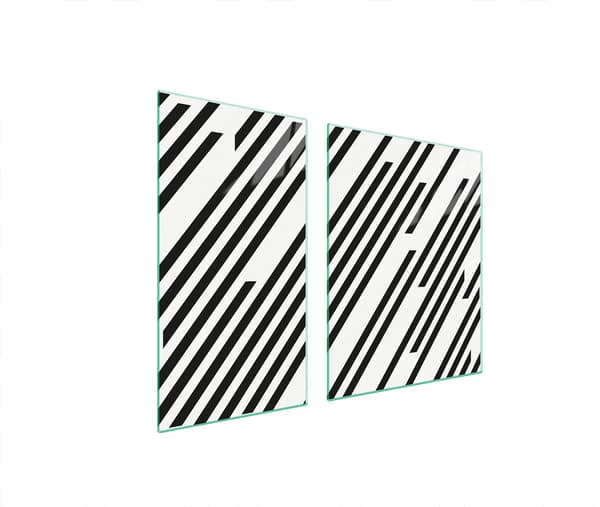 LASINEN SUOJALEVY LIEDELLE 90X52 STRIPS