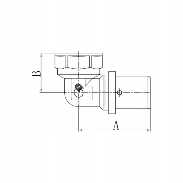 PEX-ALBUE 25X3/4 GW PRESSMÆSSET