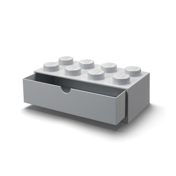 LEGO(R) låda med låda, åtta delar, ljusgrå