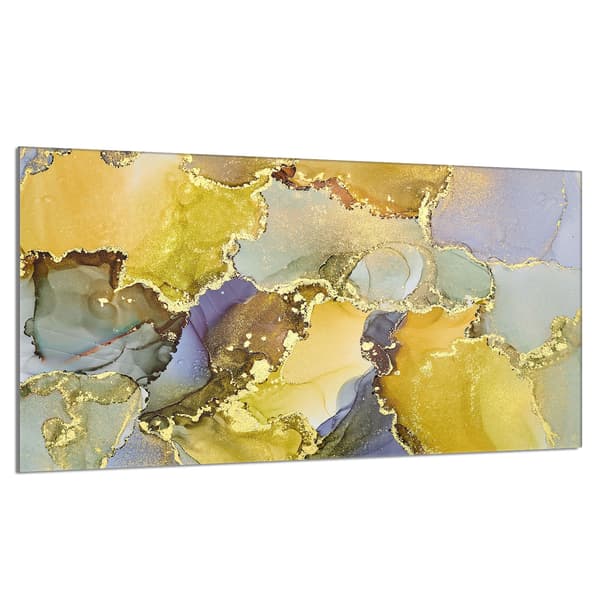 Glasskydd för spishäll 90x52 Marmor