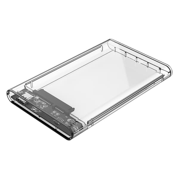 2139C3 2,5'' HDD/SSD USB-C 5Gb/s-hölje - transparent
