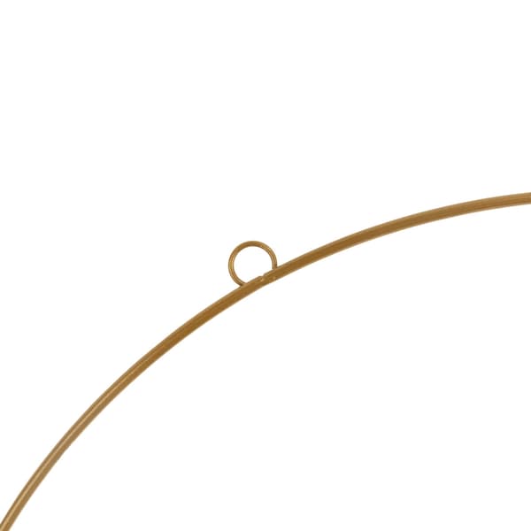 Dekorationsring, metall, guld, bas för dekorationer, 40 cm