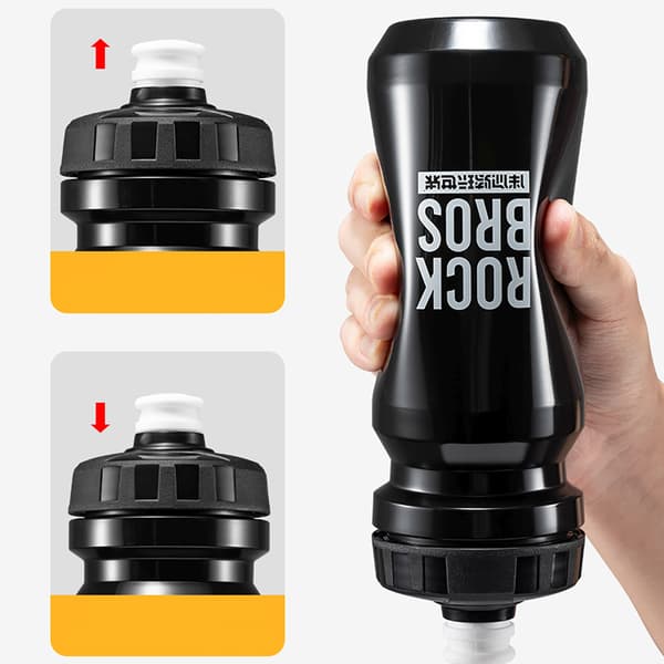 Cykelflaske til vanddrikke 600 ml - sort