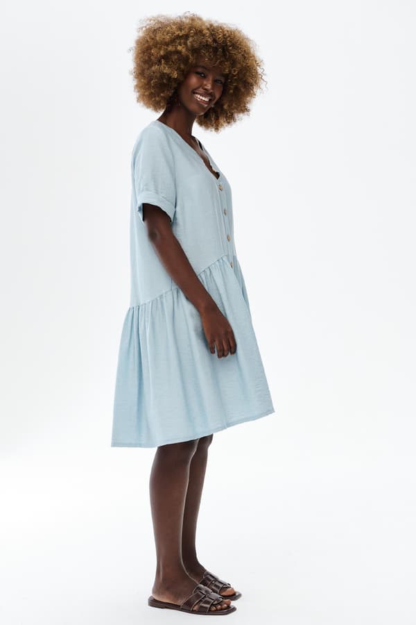 Masala ljusblå klänning 40/42