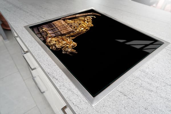 SKÄRBRÄDA I GLAS 52x30 GULD