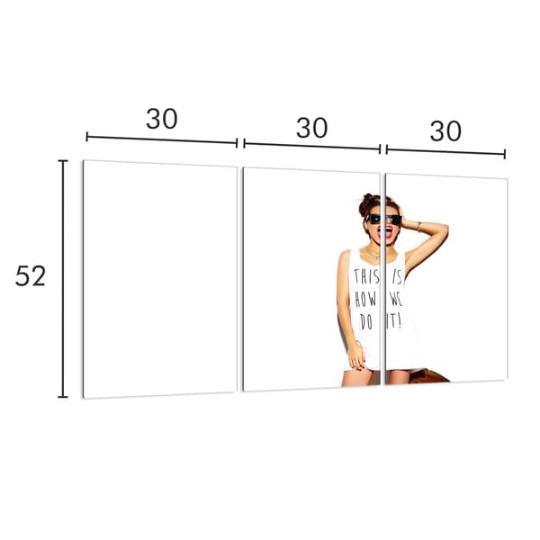 Lasinen suojalevy liedelle 3x30x52