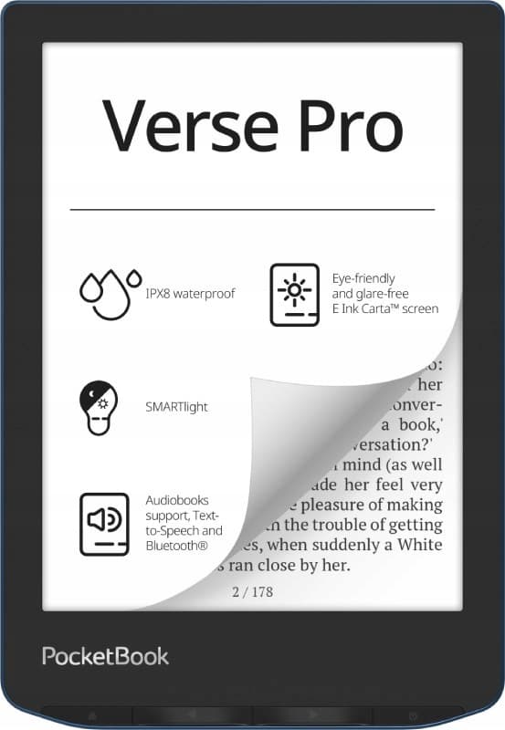 PocketBook Verse Pro (634) e-bogslæser blå, 6" E Ink