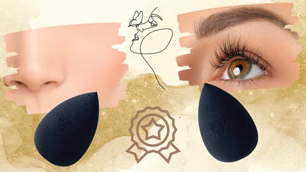 Sæt Professionel Makeup-svamp + Pudderbørste