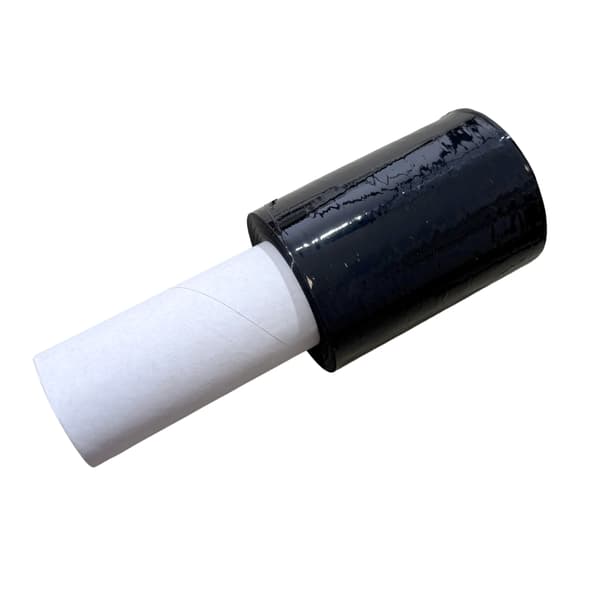 Mini stretch musta 100 mm x 150 m kahvalla