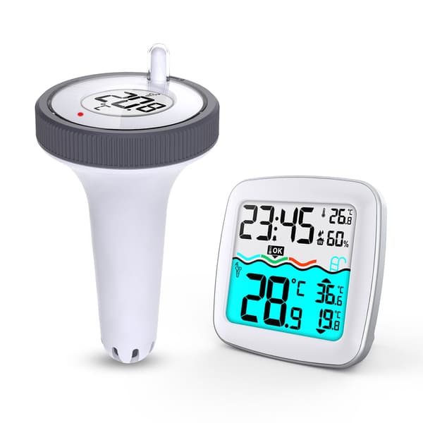 Vejrstation med poolsensor BD-913 hvid