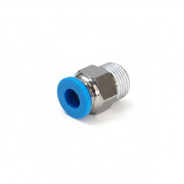 Tekalan lynkobling, lige, med 1/4" gevind til fi8