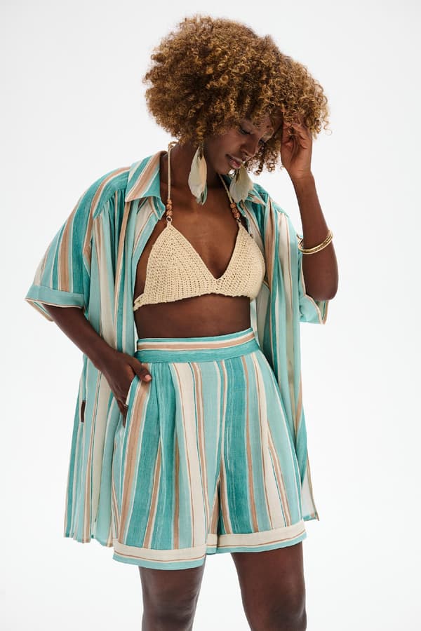 Fifi Lys Turkis Dameshorts 36