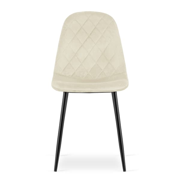 ASTI stol - beige sammet x 3