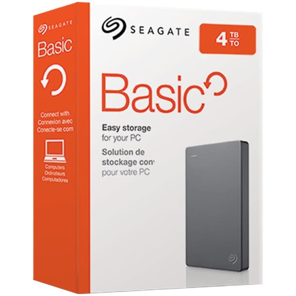 SEAGATE ulkoinen kiintolevy Basic (2,5", 4 TB, USB 3.0)