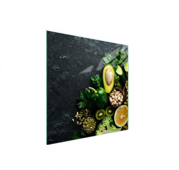 GLASSKYDDSPLÅT FÖR SPIS 50x52 AVOCADO