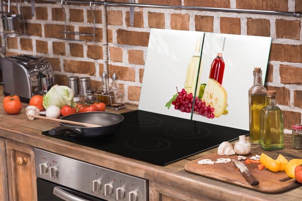 LASINEN SUOJALEVY LIEDELLE 85x52 VIINI