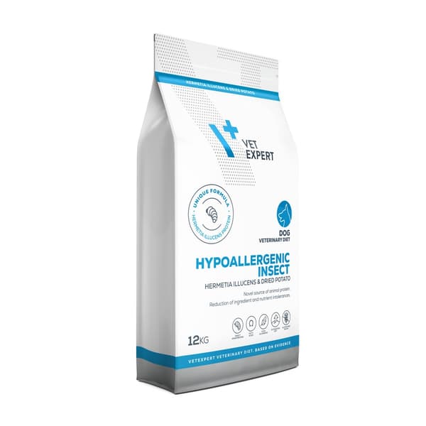 VetExpert Veterinärfoder Hypo Insekt 12 kg