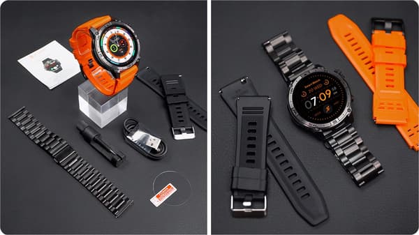 SMARTKLOCKA HK08 - SVART