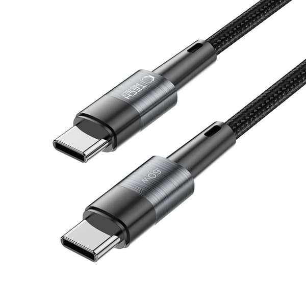 USB-C UltraBoost PD 60W 3A 1m Kaapeli - Harmaa