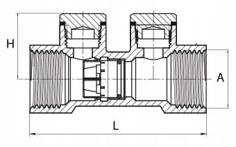 1 1/2" PALUUVENTTIILI