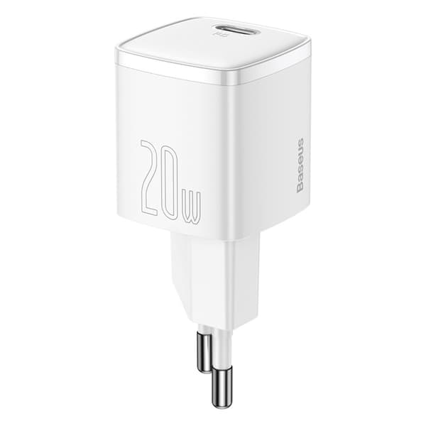 USB-C PD Cube 20W seinälaturi - valkoinen