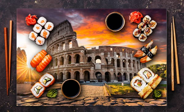Glasskydd för spishäll 80x52 Coliseum