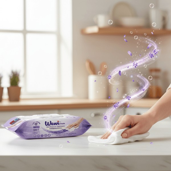 Wewi Universal Surface Cleaning Servietter Lavendel 100 stk.