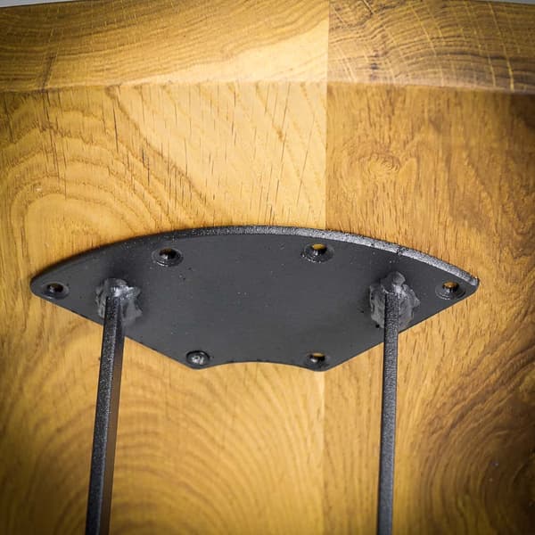 HÅRNÅL dobbelt flad barben 40 cm SORT