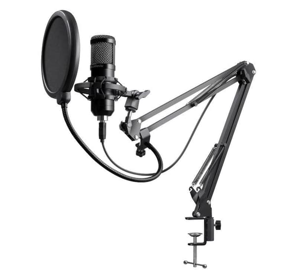 Defender SPACE GMC 450 kablet mikrofon med STREAM USB streamingstativ