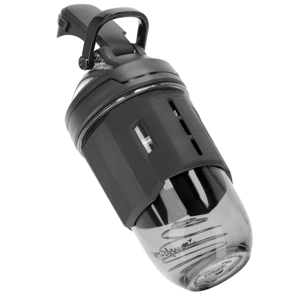 Tritan-urheilupullon ravistin ravintolisille 700 ml - musta