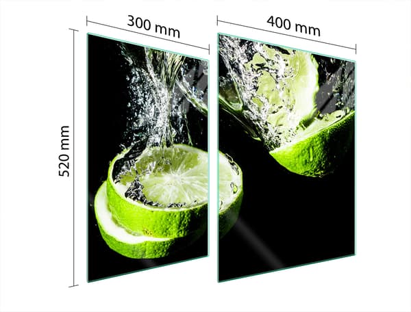 LASINEN SUOJALEVY LIEDELLE 70x52 LIME