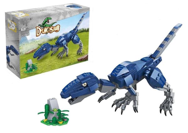 DINOSAURUS PALIKAT - SININEN RAPTOR - 243 OSAA