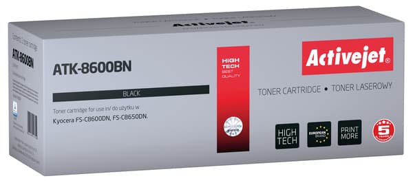 Activejet-toner til Kyocera TK-8600K ny ATK-8600BN