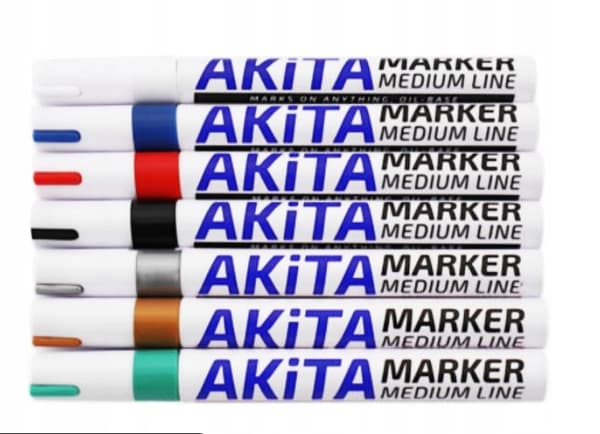 Sølv olielak konstruktionsmarkør