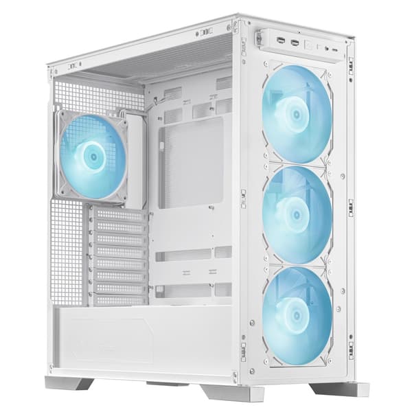 ASUS TUF GAMING GT302 TG ARGB vitt datorchassi
