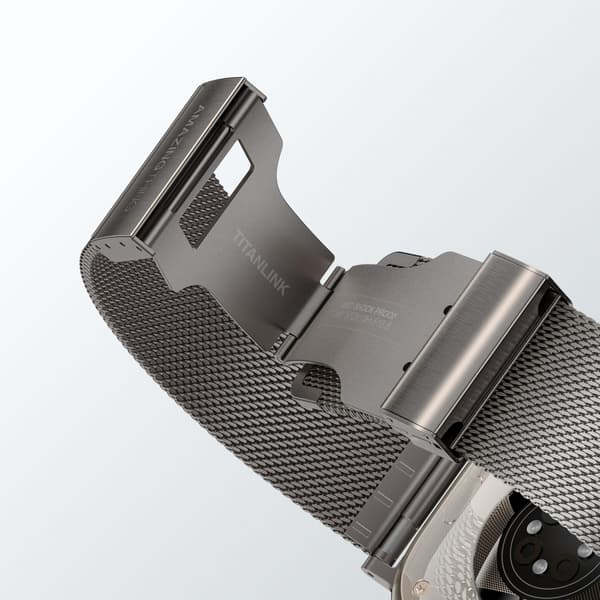 Titaniumrem til AppleWatch 38/40/41/42/44/45/46/49 mm - sølv