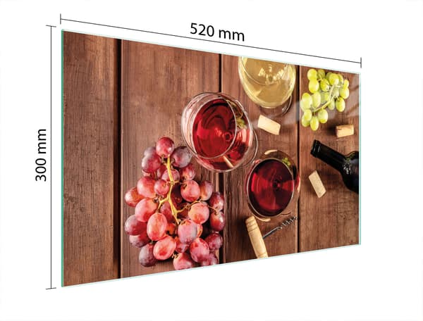 SKÄRBRÄDA I GLAS 52x30 VIN