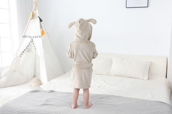 Barnbadrock Hund 120 M Beige
