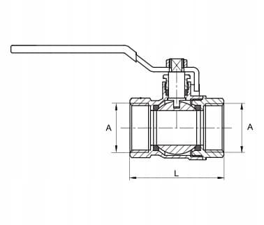 Kulventil 3" standard med panel