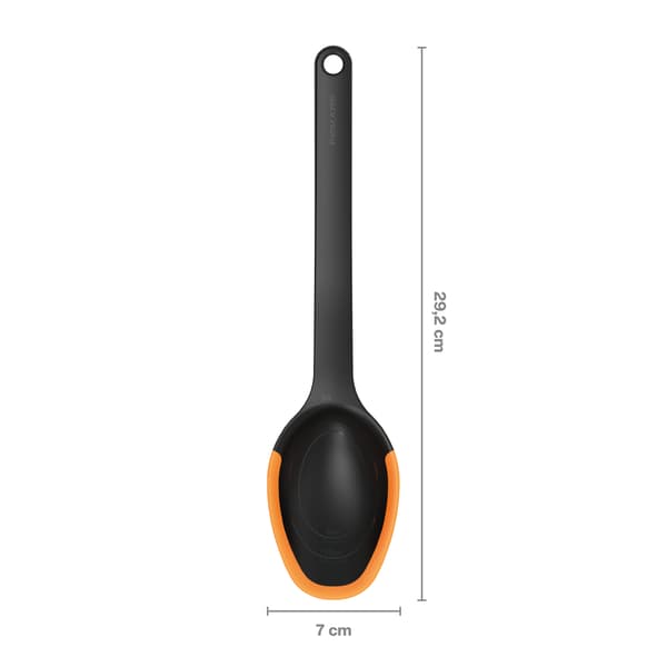 FISKARS FUNCTIONAL FORM Monitoiminen keittiölusikka mitta-asteikolla