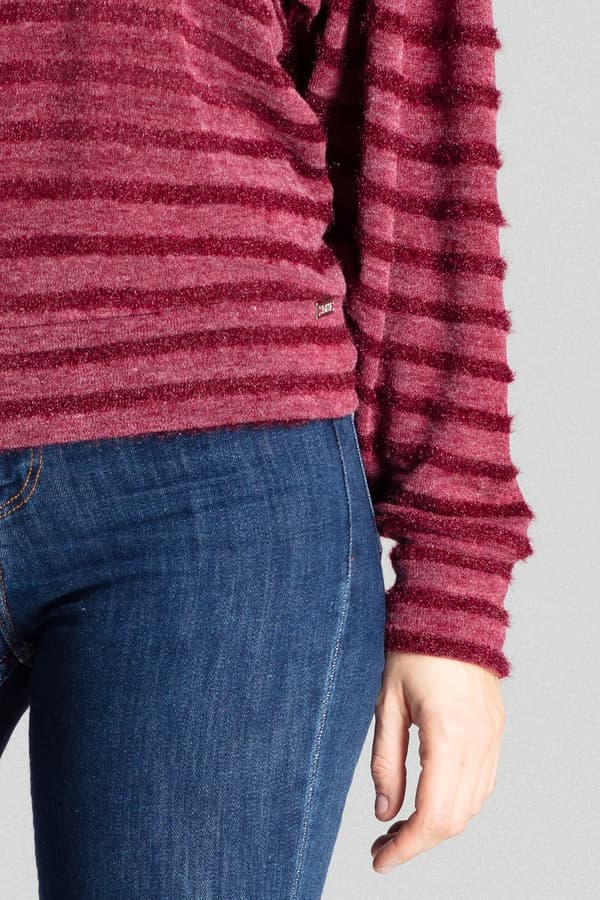 Bluse L069 Bordeaux S/M