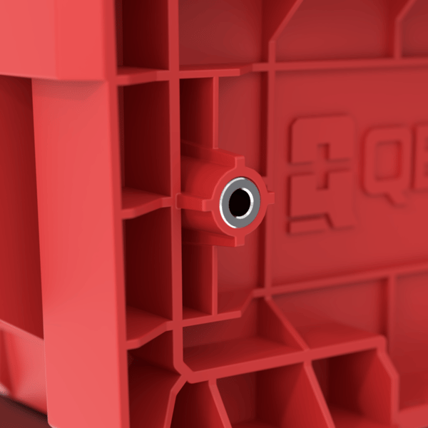 QBRICK SYSTEM PRO TechnicianCase2.0 RedUltraHDSpecialdesignet kuffertboks 12l