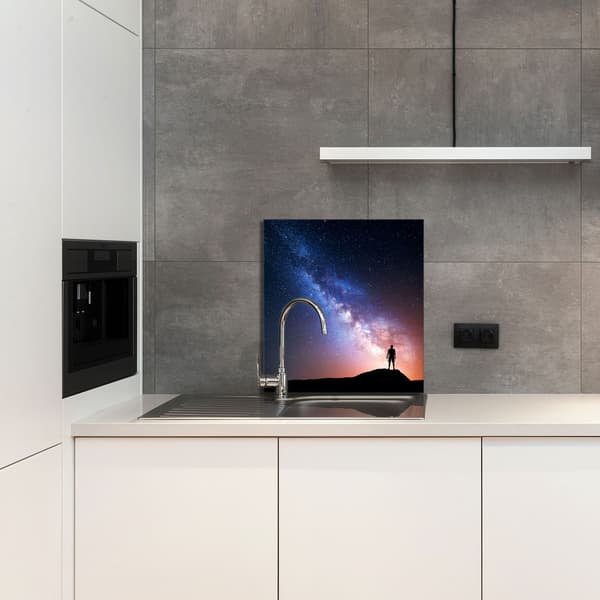 KEITTIÖN LASIPANEELI 60x65 Tähdet