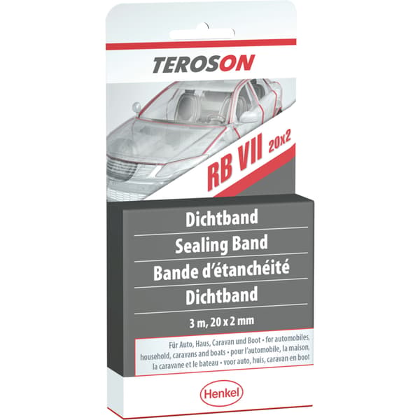 Hvid forseglingstape 20x2 mm, 3 m rulle