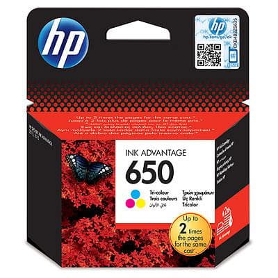 HP 650 -värimuste