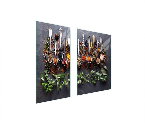 GLASBESKYTTELSESPLADE 75x52 KRYDDERIER