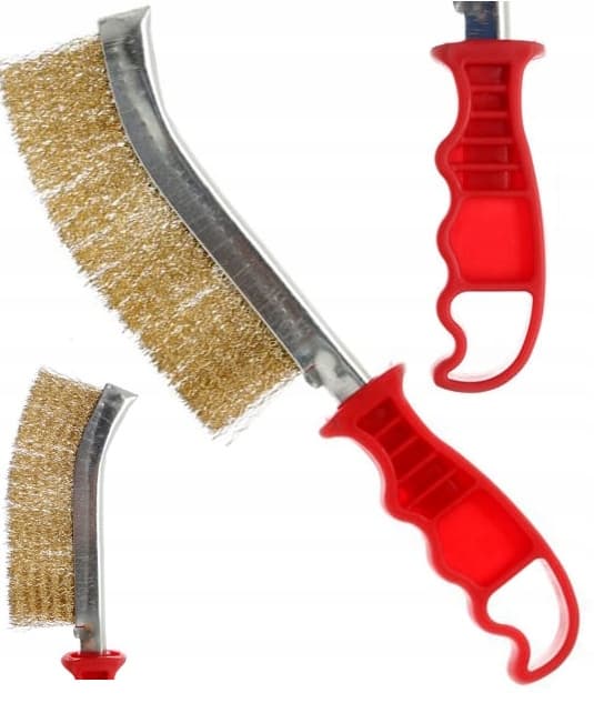 SilverTools smal slitsad mässingsborste