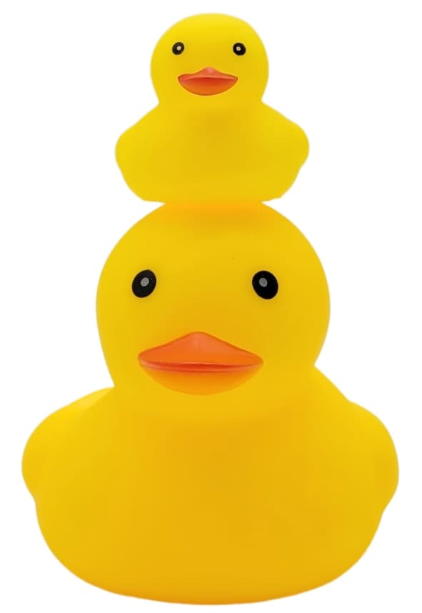ANKAMMA gummiandeflok familie gul