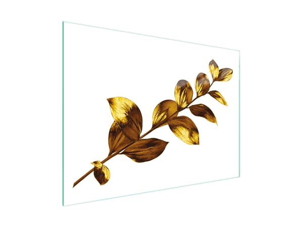 GLAS SKÄRBRÄDA 30x22 GULD