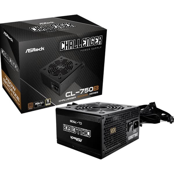 ASRock CHALLENGER 750W 80 Plus Bronze -virtalähde
